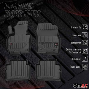 Mazda CX-5 Floor Mat - Omac - Premium TPE - Black - '13-'16